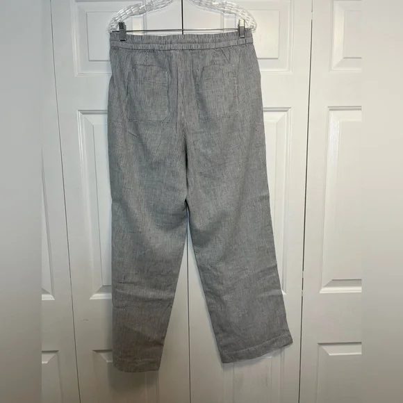 Talbots Light Gray Wide Leg Pants size 14P - Picture 3 of 4